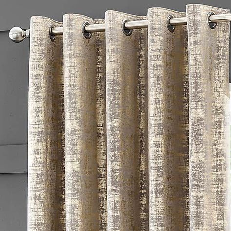 Gold Curtains Bedroom, Cream And Gold Living Room, Gold Curtains Living Room, Curtains Dunelm, Plain Curtains, Gold Living Room, Gold Curtains, Aesthetic Home Decor, Living Room Decor Curtains