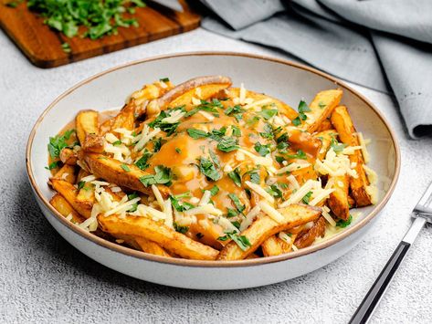 Poutine, American Food, Comfort Food, Food And Drink, Chef, Pasta, Dessert, Sofa