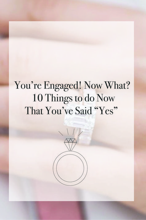 You're engaged, now what?! Learn what the next steps are after you get engaged! #engaged #wedding #weddingplanning #weddingstationery #weddingvendor #engagement #love 10 Month Engagement Timeline, What To Do After You Get Engaged, I’m Engaged Now What, I Just Got Engaged Now What, Steps After Engagement, Just Got Engaged Now What, Engagement Quotes Getting Engaged, Just Engaged Pictures, Engagement Timeline