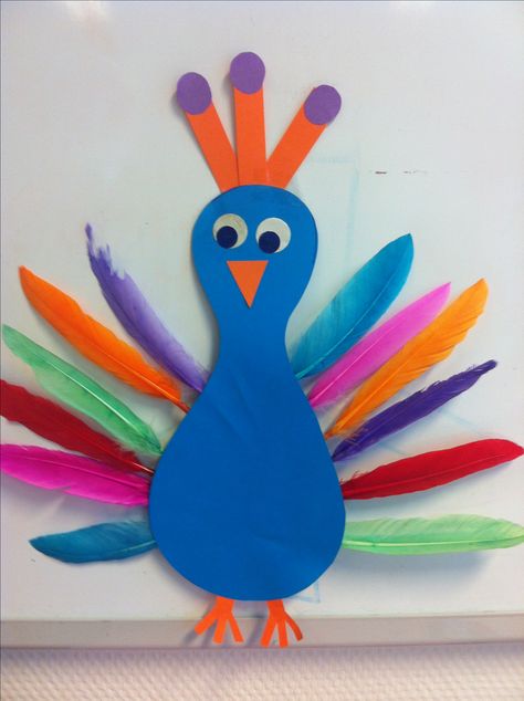 Birds Activity For Preschool, Thanksgiving Crafts Preschool, School Art Activities, Toddler Arts And Crafts, Preschool Arts And Crafts, Preschool Art Activities, Bird Crafts, Daycare Crafts, Diy Crafts For Kids Easy