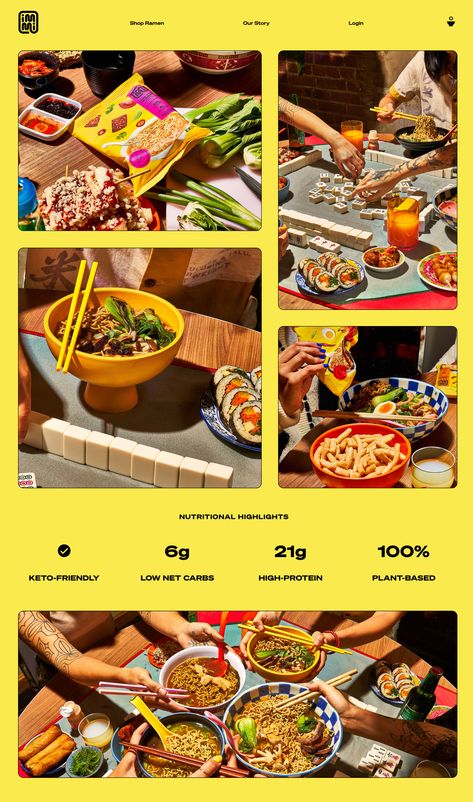 Immi Noodles Menu Design, Food Campaign Design, Thai Food Photography Style, Tokyo Market, Pho Menu, Noodles Menu, Thai Food Photography, Foodie Photography, Noodle Bar