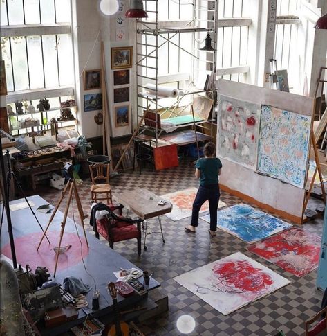 Eloise Core, Creative Studio Space, Art Studio Space, Work Studio, Art Studio Room, Artist Loft, Artistic Space, Artist Collective, Dream Studio