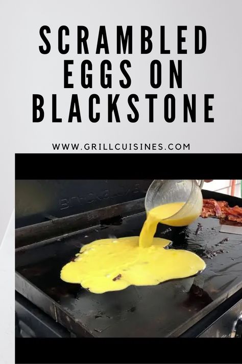 Blackstone scrambled eggs are a favorite breakfast food for everyone. You can make light, fluffy and scrumptious eggs on the griddle at any time of the week. #fluffy scrambled eggs #scrambled egg for crowd #fluffy egg scrambled #scrambled eggs on blackstone #cooking eggs on a flat top grill #blackstone scrambled eggs How To Cook Eggs On A Blackstone, Eggs On The Blackstone, Blackstone Scrambled Eggs, Scrambled Eggs On Blackstone Griddle, Eggs On Blackstone Griddle, Blackstone Eggs, Black Stone Breakfast Recipes, Breakfast On Blackstone Griddle, Griddle Eggs