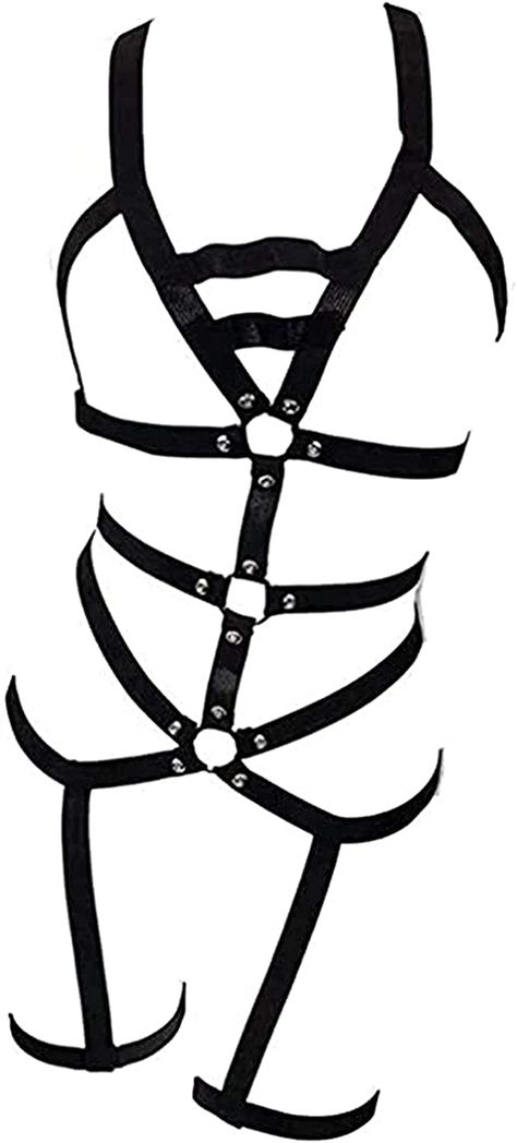 Gothic Fashion Dresses, Full Body Harness, Garter Belt And Stockings, Body Types Women, Plus Size Belts, Harness Bra, Fashion Lingerie, Chest Strap, Waist Trainer Corset