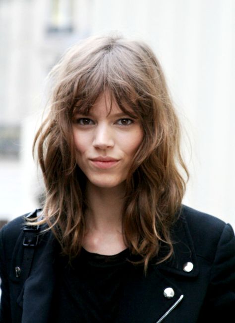 mid length with bangs Trendy We Fryzurach, Freja Beha Erichsen, Modern Haircuts, Bob Hair, Shag Haircut, Long Bob, Hair Envy, Grunge Hair, Great Hair