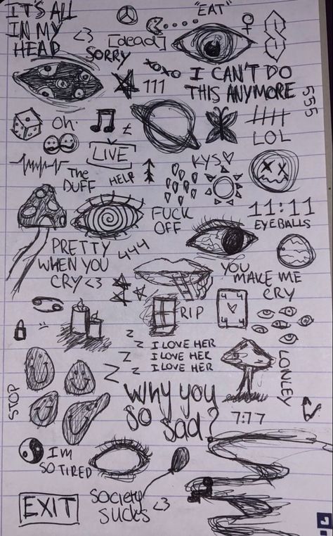 FOLLOW FOR MORE ! #explore #explorepage #foryou #fyp #cybery2k #streetwear #tiktok #vondutch #followme # Grunge Notebook Doodles, Things To Draw On Notebook, Things To Draw In Your Notebook, Aesthetic Grunge Art Sketch, Random Things To Draw In Your Sketchbook, Indie Drawings Doodles, Tattoo Doodles Grunge, Doodle Art Grunge, Grunge Things To Draw