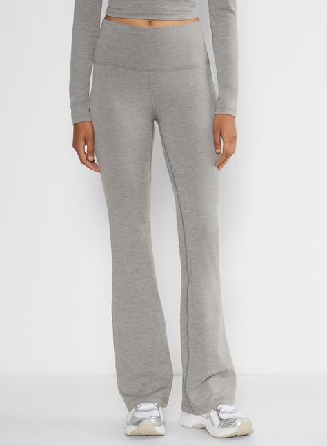 BUTTER NEW CHEEKY HI-RISE FLARE LEGGING | Aritzia Flare Legging, Cozy Knits, Ankle Socks, All Brands, Accessories Shop, Stocking Stuffers, New Era, Women's Accessories, Active Wear