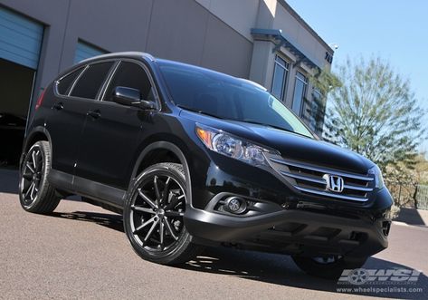 2012 Honda CR-V with 20" Gianelle Spidero-5 in Black wheels | Wheel Specialists, Inc. Honda Crv Black, Honda Crv 4x4, Honda Crv Modified 2019, Honda Crv 2016, Honda Crv 2010 Modified, 2001 Honda Crv, Honda Crv 2015, Honda Vtec, Crv 2017