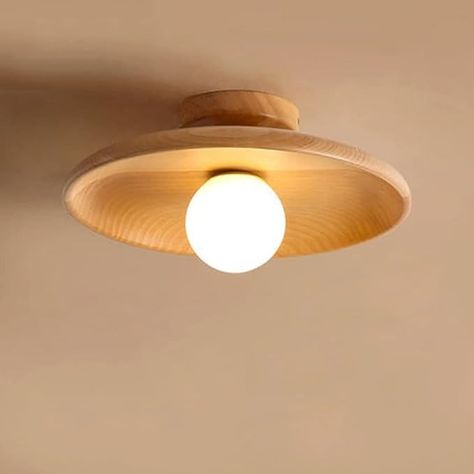 Amazon.com: Ksovv Solid Wood Ceiling Lamp Chinese Round Balcony Lamp Staircase Hallway Hall Farmhouse Ceiling Light Modern Simple Aisle Light Chandelier : Tools & Home Improvement Japanese Lamp, Wood Ceiling Lamp, Wood Ceiling Lights, Ceiling Light For Living Room, Wood Lamp Shade, Balcony Lighting, Light For Living Room, Wooden Light, Electric Bulb