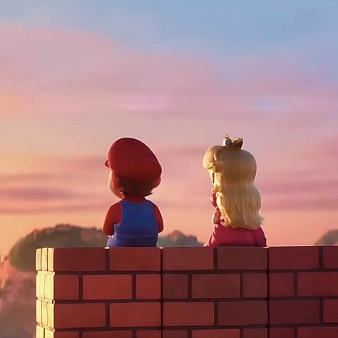 Mario And Peach Movie, Super Mario Bros Aesthetic, Mario Astetic, Mario And Peach Pfp, Super Mario Aesthetic, Super Mario And Princess Peach, Mario Aesthetic, Mario Pfp, Super Mario Bros Film