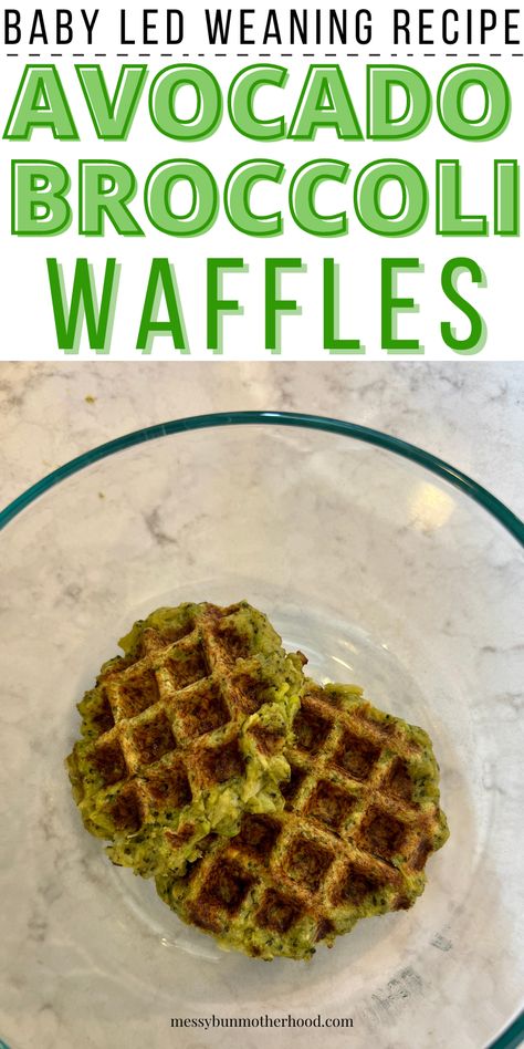 avocado broccoli waffles Avocado Baby Food Recipes, Waffles For Toddlers, Broccoli Waffles, Waffles For Baby, Baby Led Weaning Recipe, Avocado Baby Food, Strawberry French Toast, Toddler Finger Foods, Toddler Foods