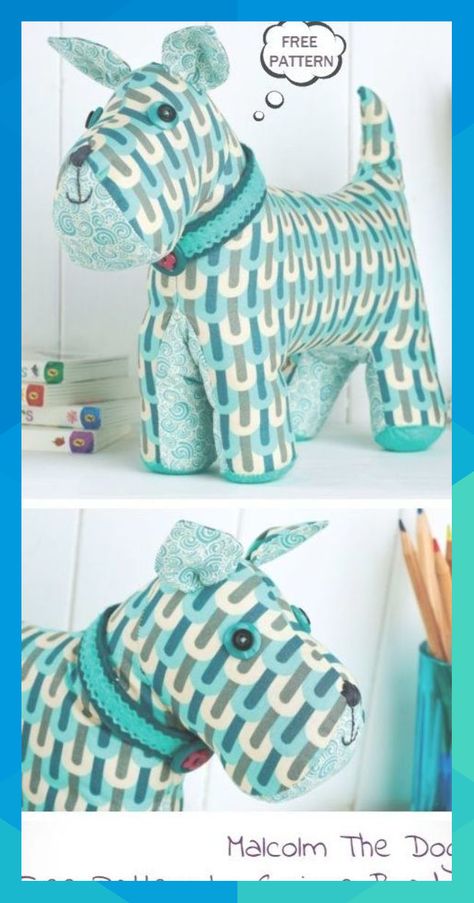 DIY Fabric Dog Toy Free Sewing Patterns | Fabric Art DIY #marcia37144 Fabric Art Diy, Dog Sewing Patterns, Fabric Crafts Diy, Diy Fabric Crafts, Fabric Sewing Patterns, Animal Sewing Patterns, Free Sewing Patterns, Patterns Fabric, Sewing Stuffed Animals