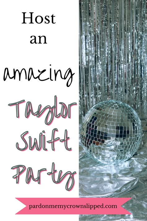 Taylor Swift Nye Party, Taylor Swift Eras Party Ideas Decoration, Taylor Swift New Years Party, Era Tour Party Ideas, Taylor Swift Themed Decorations, Taylor Swift Bejeweled Party, Taylor Swift Movie Night Ideas, Eras Tour Themed Birthday Party, Eras Watch Party