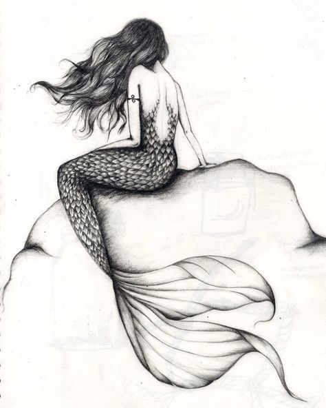 Mermaid Sketch, Mermaid Tattoo Designs, Mermaid Artwork, Couple Drawing, 얼굴 드로잉, Scale Drawing, Drawing Eyes, Mermaid Drawings, Mermaid Tattoo