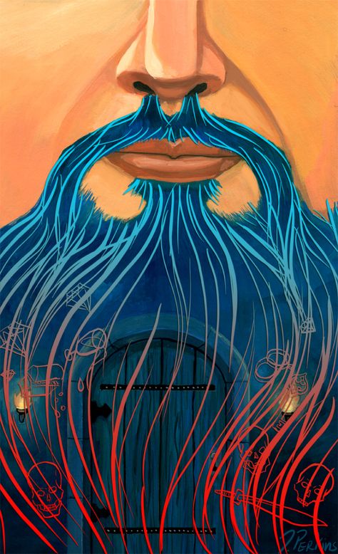 French Mythology, Blue Beard, Beard Illustration, Child Illustration, Fairytale Illustration, Blue Fairy, Fairy Book, Fairytale Art, Rich Man