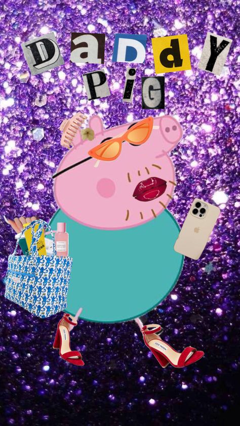 Roses are red, violets are blue, daddy pig slays harder than you <3 Peppa Pig Pictures, Funny Christmas Wallpaper, Peppa Pig Funny, Peppa Pig Wallpaper, Peppa Pig Family, Pig Pictures, Pig Wallpaper, Fun Sleepover Ideas, Funny Pix