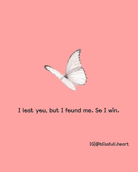 Emotionally Perfect on Instagram: “I lost you.. But I found me... So I win..... Loosing someone else is not like you loose yourself too. It's all about how to achieve…” Love Is Scary, Lost You, Quotes Relationship, The Emotions, You Loose, You Lost Me, I Win, Someone Elses, Girl Quotes