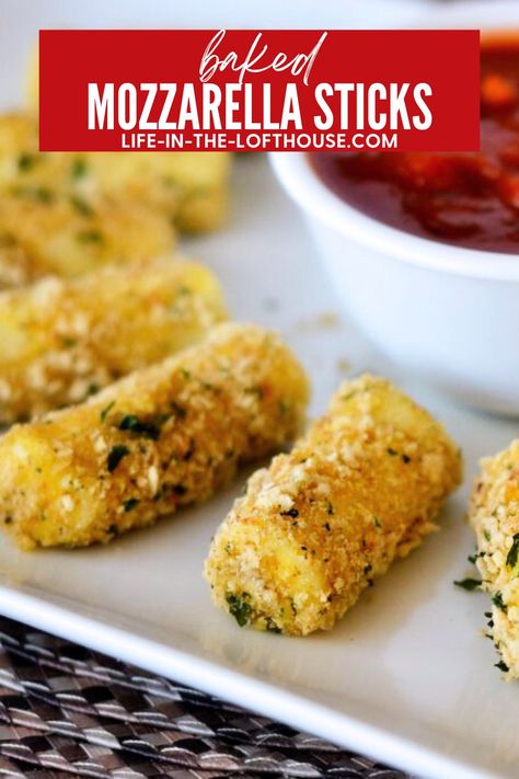 Baked Mozzarella Sticks Diy Mozzarella Sticks, String Cheese Mozzarella Sticks, Easy Mozzarella Sticks, Mozza Sticks, Baked Mozzarella Sticks, Baked Mozzarella, Homemade Mozzarella Cheese, Homemade Mozzarella Sticks, String Cheese