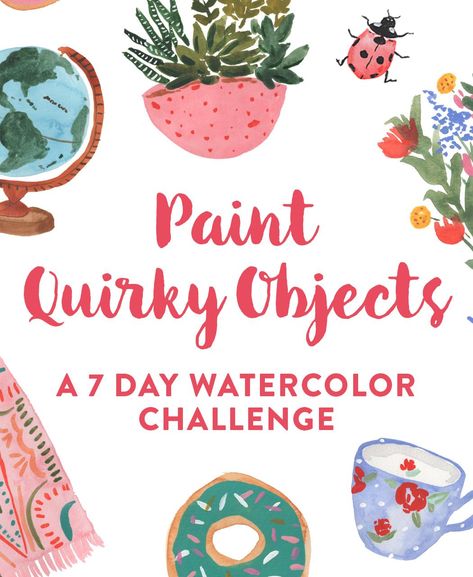 Welcome to my next class in a series of themed 7 day watercolor challenges on Skillshare! This class is perfect for beginner watercolor artists, but is also for any experience level. • Follow my guide to painting different objects over a 7-day challenge • Start and stop the challenge at your own pace • Perfect for beginners new to watercolor • Extend your challenge with an additional 7 day prompt! Watercolor Challenge, Watercolor Pattern Design, Beginner Watercolor, Watercolour Challenge, 7 Day Challenge, Days Challenge, Watercolor Projects, At Your Own Pace, Your Own Pace