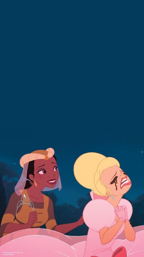 Tiana And Lottie Matching Pfp, Lottie And Tiana, Lottie Princess And The Frog, Tiana And Lottie, Tiana And Charlotte, Charlotte Wallpaper, Tiana Disney, Princesa Tiana, Frog Wallpaper