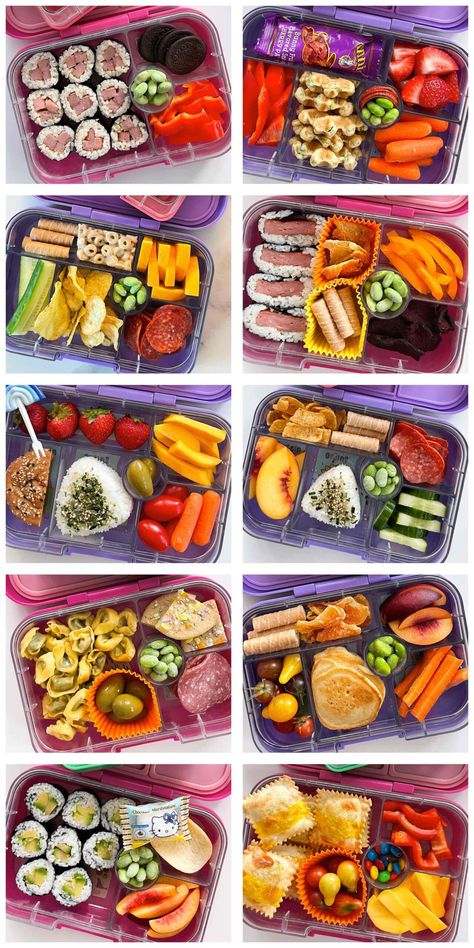 Bento Lunchbox Ideas, Healthy Bento Lunches, Non Sandwich Lunches, Kotak Bento, Ideas For Back To School, Kids Lunch Box Meals, Bento Box Lunch For Kids, Bento Box Recipes, Bento Kids