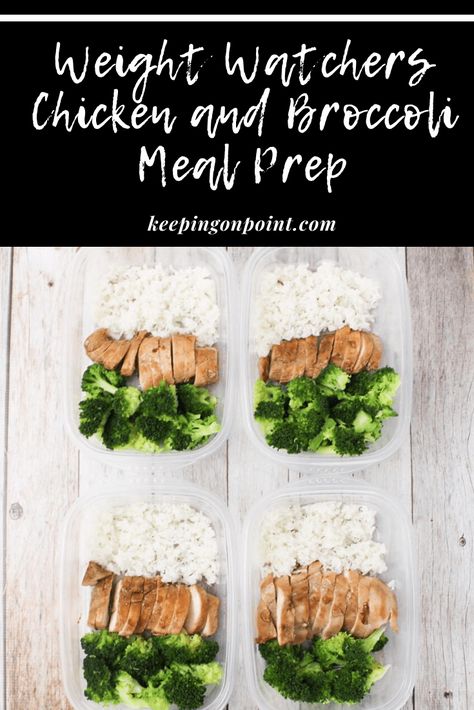 Chicken and Broccoli Meal Prep – Weight Watchers Weight Watchers Chicken And Broccoli, Chicken And Broccoli Meal Prep, Broccoli Meal Prep, Broccoli Meal, Keeping On Point, Weight Watchers Chicken, Chicken And Broccoli, Points Recipes, Chicken Meal Prep