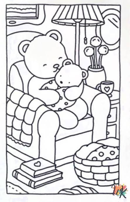 Bobbie Goods coloring pages for kids provide a fun and engaging activity that your children will enjoy and benefit from. With their various themes and complexity levels  #coloringpagesforkids #animalcoloringpages, #cutecoloringpages Aesthetic Colouring Pages Printable, Bobbie Goods Coloring Pages, Modele Zentangle, Bobbie Goods Coloring, Teddy Bear Coloring Pages, Chibi Coloring Pages, Bobbie Goods, A Coloring Page, Bear Coloring Pages