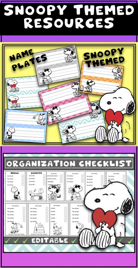 Snoopy School Classroom, Peanuts Classroom Decor, Snoopy Themed Classroom, Peanuts Classroom Theme, Snoopy Classroom Theme, Snoopy Bulletin Board Ideas, Peanuts Gang Classroom, Brown Classroom, Snoopy Room