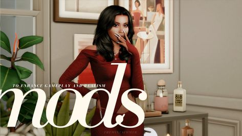 must have mini mods + cc for better gameplay | the sims 4 | all links for mods mentioned Sims 4 Gameplay, Sims Games, Aesthetic Fonts, Sims 4 Cas, Sims 4 Cc Finds, Sims Mods, Fenty Beauty, Sims 4 Custom Content, Maxis Match