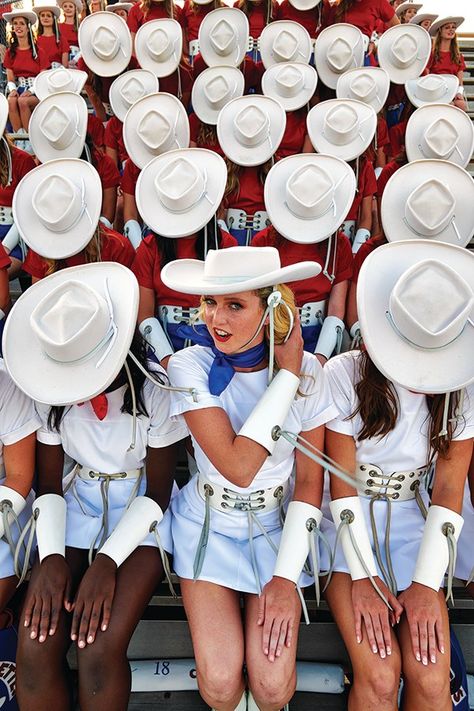 Kilgore Rangerettes, Drill Team Pictures, Holi Festival Of Colours, Drill Team, Texas Photo, Cotton Bowl, Thanksgiving Day Parade, Football Themes, Bowl Game