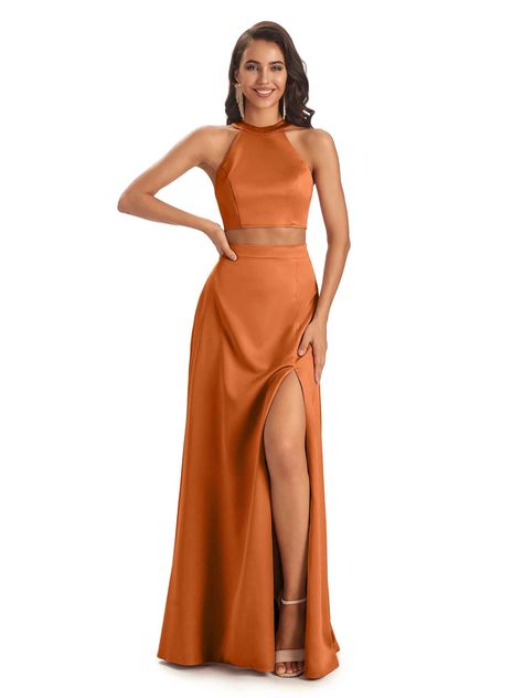 Burnt Orange Satin Bridesmaid Dresses – Page 5 – ChicSew Fashion Bridesmaid Dresses, Burnt Orange Bridesmaid Dresses, Bridesmaid Dresses Uk, Orange Bridesmaid Dresses, Best Wedding Guest Dresses, Gorgeous Prom Dresses, Bridesmaid Dresses Online, Mermaid Style, Satin Bridesmaid Dresses