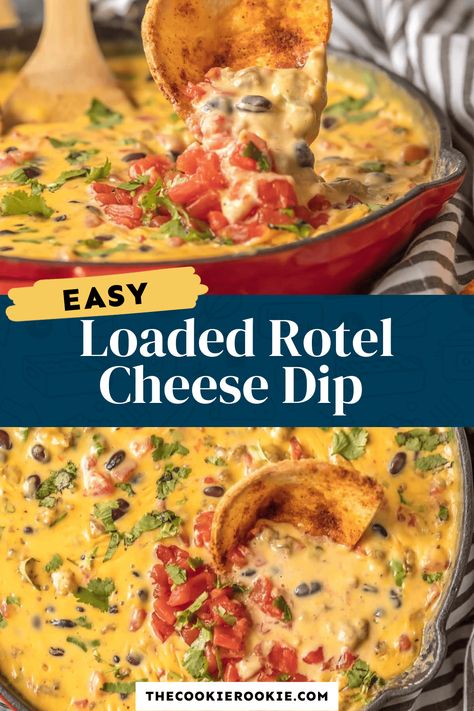 Loaded Rotel Dip, Rotelle Dip Velveeta Ground Beef, Oven Rotel Dip, Loaded Rotel Burrito, Rotel Enchiladas, Velvets Cheese Dip, Rotelle Dip, Rotel Dip With Ground Beef, Easy Rotel Dip