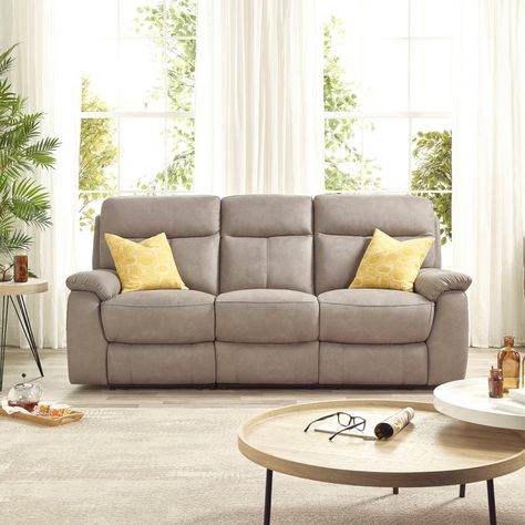 2 Seat Reclining Sofa, Living Room Reclining Sofa, Modern 3 Seat Recliner Sofa, Reclining Sofa Tan, Reclining Sofa Uk, Farm Villa, Sofa Table Design, Reclining Sofas, Power Recliner Sofa