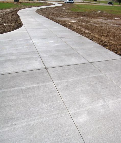 Sidewalk Repair, Concrete Sidewalk, Sidewalk Landscaping, Pathway Garden, Driveway Pavers, Concrete Patio Designs, Concrete Walkway, Smooth Concrete, Concrete Contractor