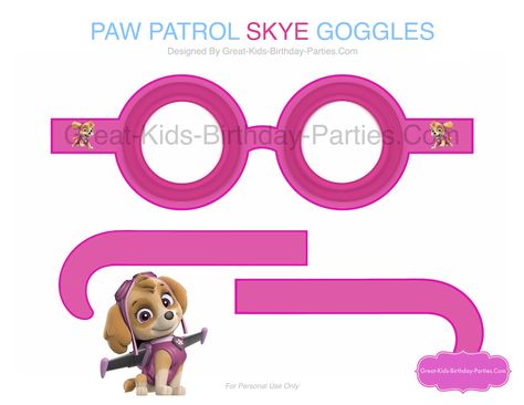 Paw Patrol Birthday Coloring Pages Paw Patrol, Paw Patrol Party Printables, Ideas For Party Games, Cake Stickers, Skye Paw, Kids Printables, Paw Patrol Cake, Patrol Party, Unique Party Favors