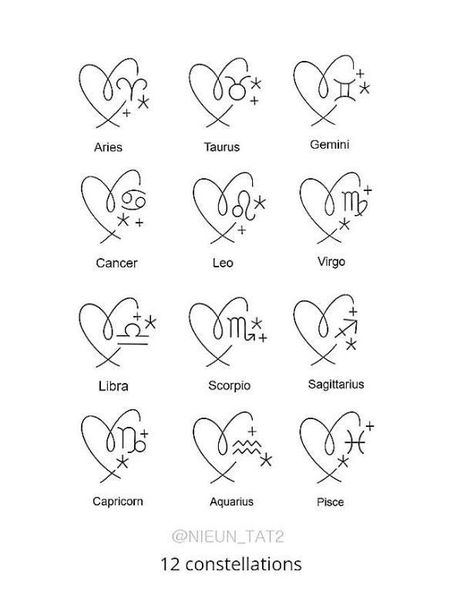 Zodiac Signs Tattoos, Horoscope Tattoos, Tato Henna, Mommy Tattoos, Small Pretty Tattoos, Writing Tattoos, Tasteful Tattoos, Zodiac Tattoos, Small Hand Tattoos