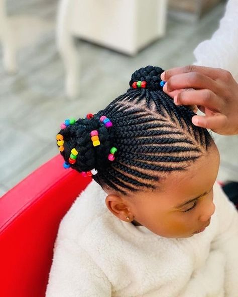 #kidbraid #kidhairstyles #kidsbraidstyles #childrenbraids #childrenhairstyles #girlshairstyles #kidfashion #hairstyles #trendybraids #toddlerhairstyles #hairstylesforkids Kids Hair Braiding Styles, Hair Styles For Kids Black Natural, Children Cornrow Hairstyles Natural Kids, Kids Cornrow Hairstyles Simple, Children Hair Styles Braids, Kids Hairstyles Black, African Hairstyles For Kids, Kids Hair Styles, Girls Hair Styles