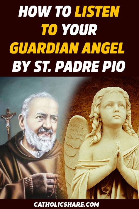 Guardian Angels Catholic, Guardian Angel Prayer, Saint Padre Pio Quotes, Padre Pio Guardian Angel, Saint Padre Pio Healing Prayers, Guardian Angel Prayer Catholic, Pray Hope And Dont Worry Padre Pio, Sacred Heart Novena, Gardian Angel