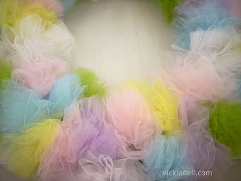 Tulle and Butterfly Wreath Tulle Wreath Diy, Tulle Wreaths, Spring Door Wreath, Butterfly Wreath, Butterfly Spring, Spring Butterfly, Tulle Wreath, Homemade Wreaths, Butterflies Wreath