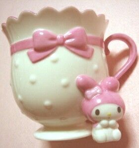 My Melody Mug, My Melody Clay, Charmmy Kitty, Pretty Mugs, Clay Mugs, Cute Kitchen, Cute Cups, Little Twin Stars, Everything Pink