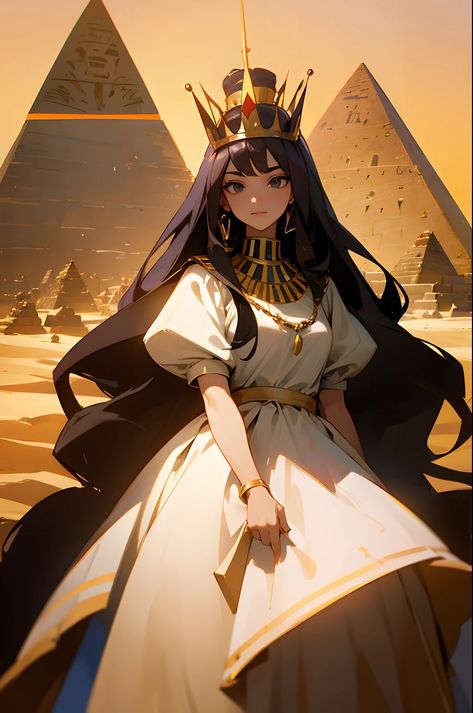 Girls Animation, Egypt Girls, Egyptian Princess, Anime Egyptian, Prince Of Egypt, Anime Prince, Queen Anime, Egyptian Queen, Visit Egypt