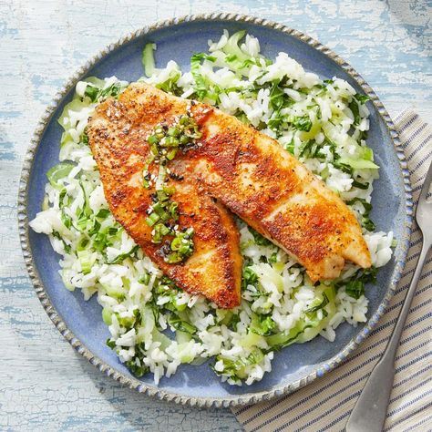 Honey Lime Tilapia, Blue Apron Recipes, Zesty Sauce, Lime Sauce, Blue Apron, Honey Lime, Jasmine Rice, Sweet Sauce, Fresh Lime