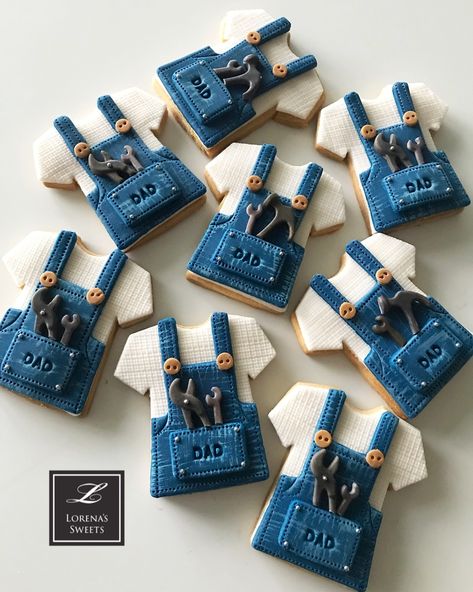 Tool Cookies, Birthday Cakes For Boys, Father's Day Cake, Ballerina Cookies, Fathers Day Cake, Man Cookies, Snowflake Cookies, Happy Week, Bunny Cookies