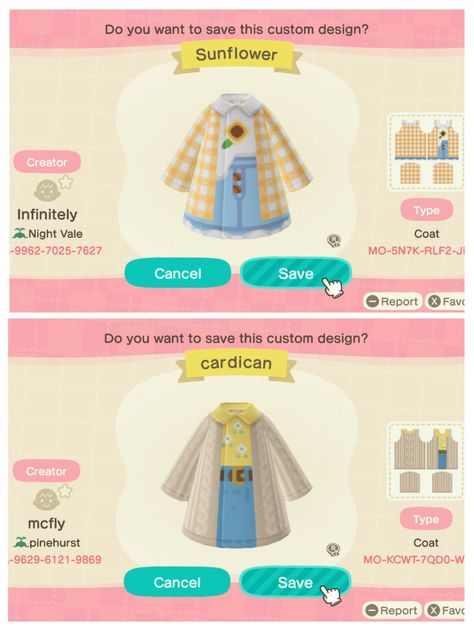 Cottage Core Animal Crossing, Cottagecore Animal Crossing, Code Clothes, Custom Clothing Design, Animal Crossing 3ds, Cottagecore Clothes, Animal Crossing Qr Codes Clothes, Qr Codes Animal Crossing, Animal Crossing Characters