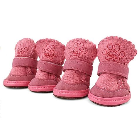 Dog Snow Boots, Puppy Shoes, Paw Protector, Winter Cat, Cat Shoes, Dog Boots, Warm Shoes, Dog Shoes, Pink Dog