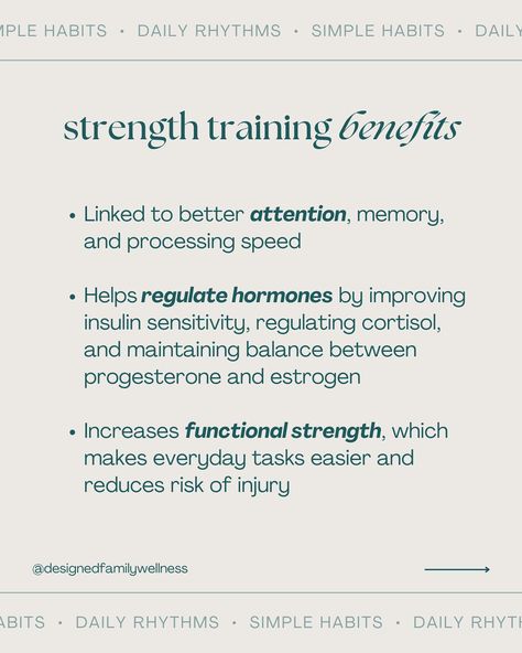 Do you get daily movement? Before you feel bad because you haven’t been to the gym in a while, let me clarify that daily movement does NOT have to be an intense workout class at the gym. Movement can look different for everybody, and while there are certainly specific benefits you can get from strength training, walking, etc. - I ultimately encourage you to move in a way that you truly enjoy! Movement should make you feel GOOD. Here are some benefits from moving our bodies regularly: 💪... Benefit Of Exercise, Working Out Benefits, Strength Training Benefits, Daily Movement, How To Regulate Hormones, Processing Speed, Fitness Motivation Quotes, Intense Workout, At The Gym