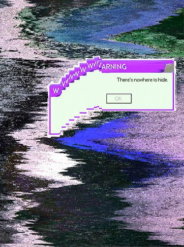 "WARNING" | www.facebook.com/ecastilloart www.instagram.com/… | Flickr Unreality Aesthetic, Olivia Colomar, Clout Collection, Night Vale, Vaporwave Aesthetic, Glitch Art, Ex Machina, Purple Aesthetic, Pics Art