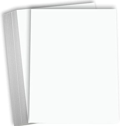 Amazon.com : Hamilco White Cardstock Thick Paper 8 1/2 x 11" Heavy Weight 120 lb Cover Card Stock - 50 Pack : Office Products Inspirational Lines, Card Printer, Stationery Printing, Stationary Cards, Printer Paper, Office Products, Scrapbook Paper Crafts, Car Covers, Paper Cards