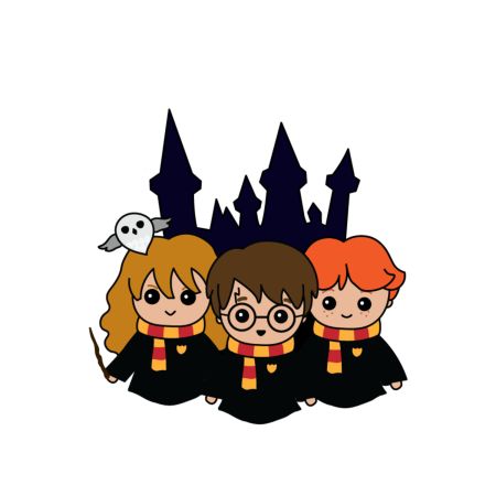 Cartoon Harry Potter Characters, Harry Potter Cartoon Cute, Harry Potter Theme Drawings, Harry Potter Chibi Art, Harry Potter Characters Drawings, Harry Potter Cute Drawings, Harry Potter Cartoon Drawing, Harry Potter Easy Drawings, Harry Potter Cartoon Art