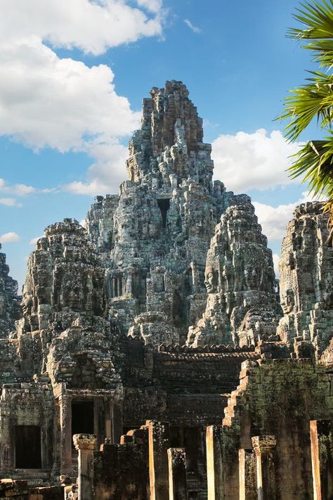 Ancient Bayon Temple, Angkor Thom , the Most Popular Tourist Attraction in Siem Reap, Cambodia Stock Image - Image of hindu, bayon: 103650701 Bayon Temple, Angkor Thom, Siem Reap Cambodia, Siem Reap, Bagan, Angkor Wat, Angkor, Asia Travel, Travel Bucket List